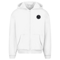 Herren Oversize Zipper Hoodie V Logo