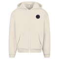 Herren Oversize Zipper Hoodie V Logo