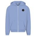 Herren Oversize Zipper Hoodie V Logo