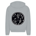 Herren Oversize Zipper Hoodie V Logo