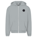 Herren Oversize Zipper Hoodie V Logo